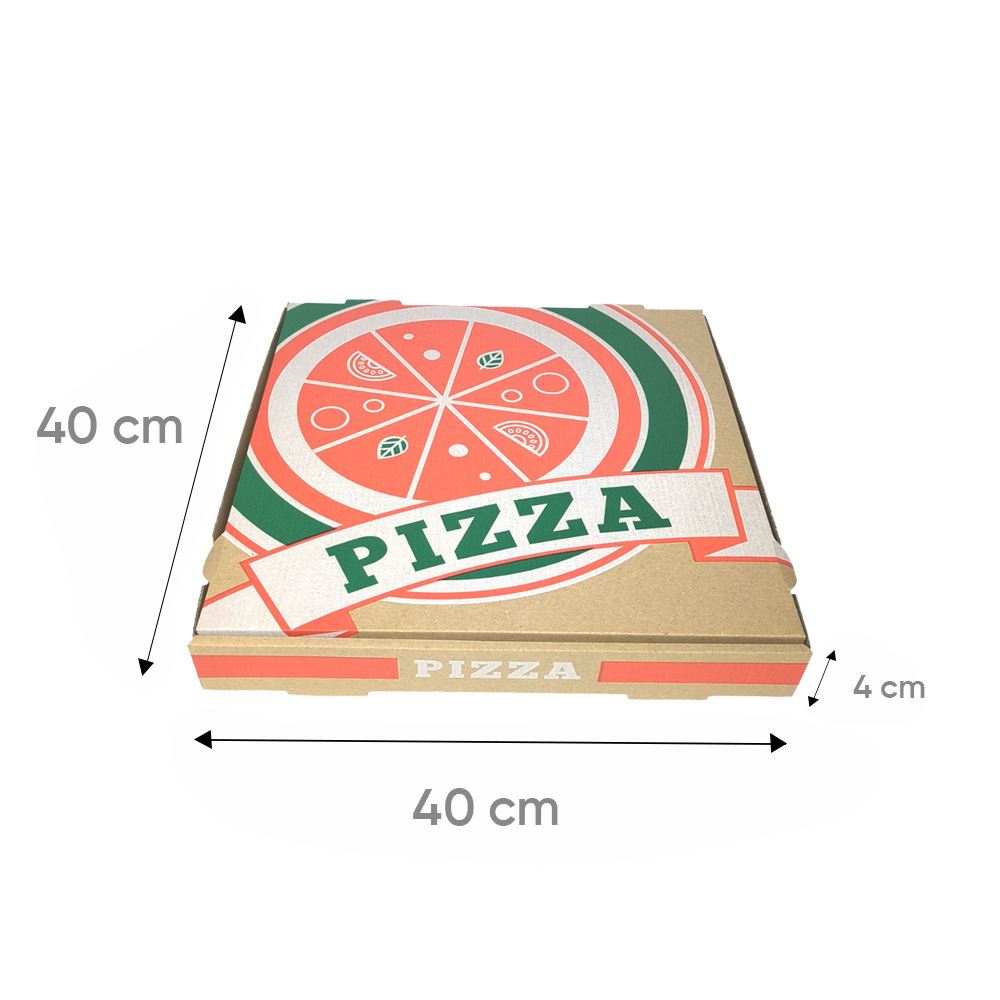 Boîte à pizza 40x40x4 cm